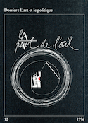 Part de l'oeil n° 12 - l'art et le politique (La)